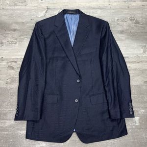 Giorgio Navy w/ Blue Check Sport Coat 42R